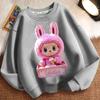 Round-neck Hoodies for Children, Long-sleeved Loose Hoodies for Boys and Girls in Spring and Autumn