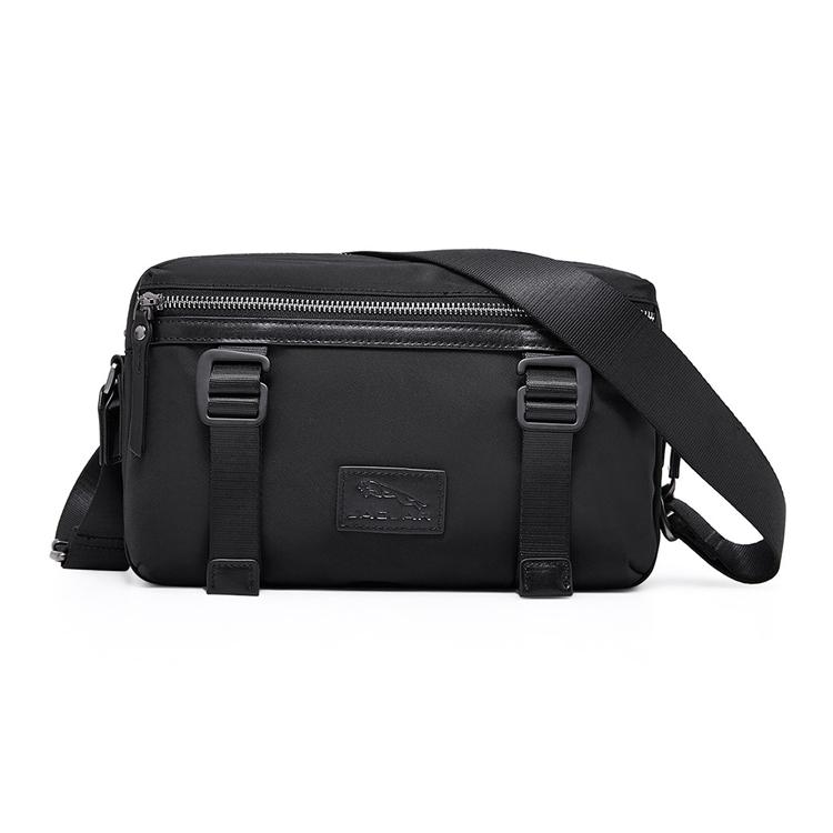 New JAGUAR Fabric Crossbody Bag Shoulder Bag Men's Black JA1T1200223101