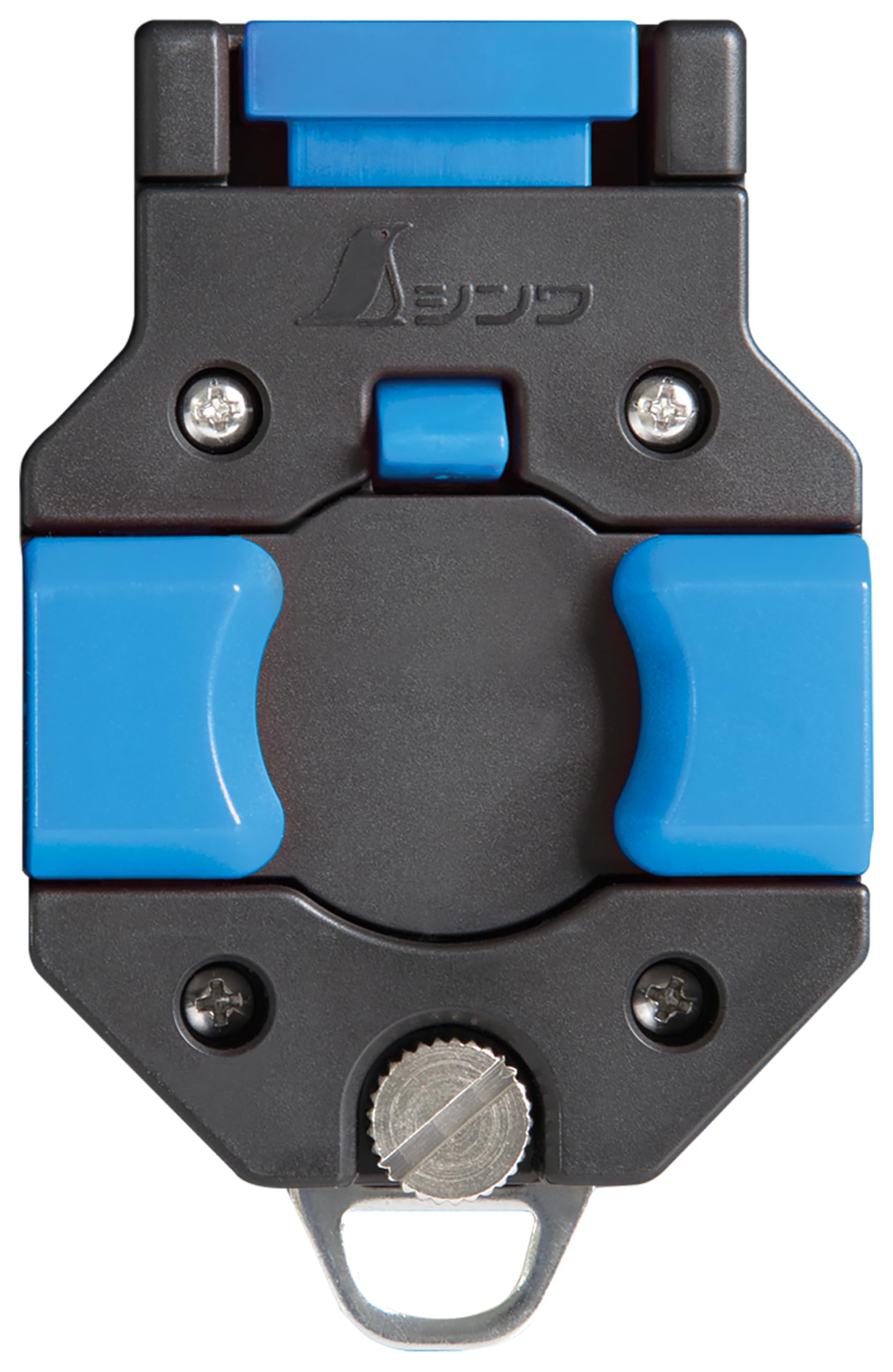 

Shinwa Sokutei Holder for Convex 80899 Easy to install rotation For both left and right use 3 levels of slippage prevention Blue EASY-LOCK 360° синій