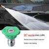 1/4 Ultra High Pressure Car Washer Nozzle: Quick-Connect Fan-Shaped Spray Attachment