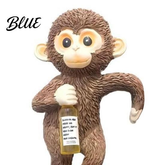 Fun Outdoor Yard Pot Hugger Hanging Statue Monkey Decor Planter Resin Plant Sculpture Cute Miniature Figurine for Flower Edge