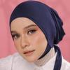 Muslim Inner Cap Hijab For Women Solid Underscarf Hijab Undercap Scarf Turban Hat Islamic Muslim Hijabs Ready To Wear Headcover