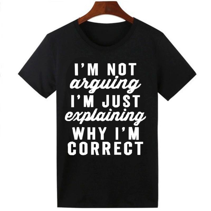 Letter Print Solid Color Streetwear T Shirt For Women With Cotton Blend Casual Top