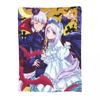 Anime Uma Musume Pretty Derby Blanket Flannel Spring Autumn Multifunction Lightweight Throw Blankets for Bedding Office Quilt