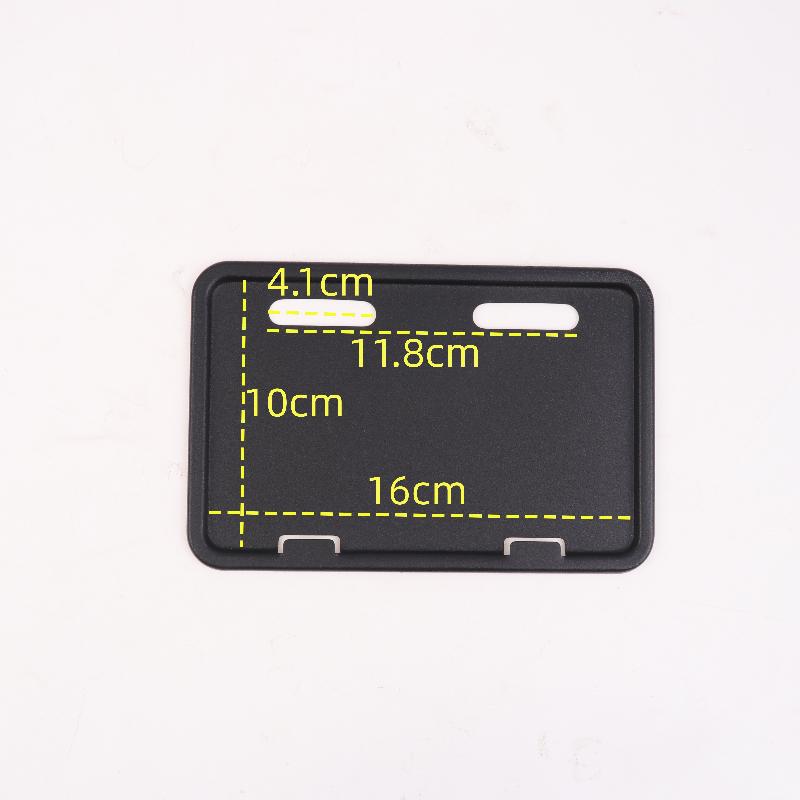 1Pcs Universal Electric Bicycle Stainless Steel License Plate Holder Frame Anti-theft Protective Cover Motorcycle License Plate
