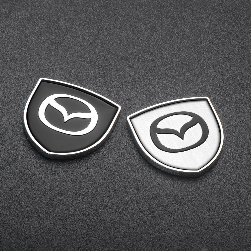 1 Pezzo Auto Lega Metallica Logo Decorazione Laterale Parafango Bagagliaio Adesivi Per Mazda CX-3 Bk GJ GL CX-8 CX-5 MS Speed 6 2 3 CX30 MX-5