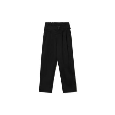 Li Ning Sports Fashion Series Straight Leg Casual Sports Pants Women Pants Black AKXR080-2