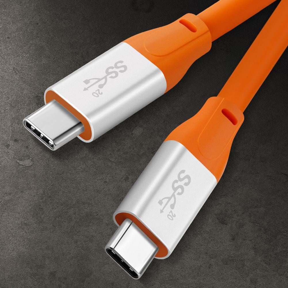 Typ C auf C Datenübertragungskabel PD100W 20Gbps Datenübertragungskabel Unterstützt 4K60Hz Audio Video 20V5A USB 3.1 Gen2 für Ipone15