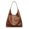 Slack retro big bag women's 2025 new fashion simple women's shoulder bag large capacity commuter tote bag