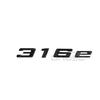Car Trunk Chrome Letters Badge Emblem Decals Sticker For BMW 3 Series 316e 318e 320e 325e 330e 335e E46 E90 E91 F30 F31 F34 G20 Tn2