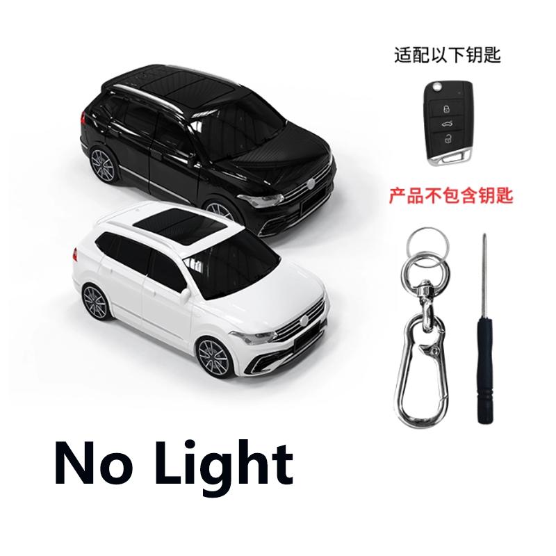 

Fashion Creative For Tiguan Car Model For Vw For Volkswagen Golf 7 Mk7 Tiguan Mk2 Car Key Case Cover Fob Keychain Accessories White