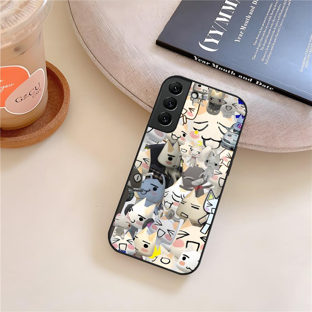 Cartoon Inoue Toro Cute Phone Case Glass For Samsung Galaxy S25 S23 S24 S21 S22 S20 Ultra Fe Plus A15 A14 Cover