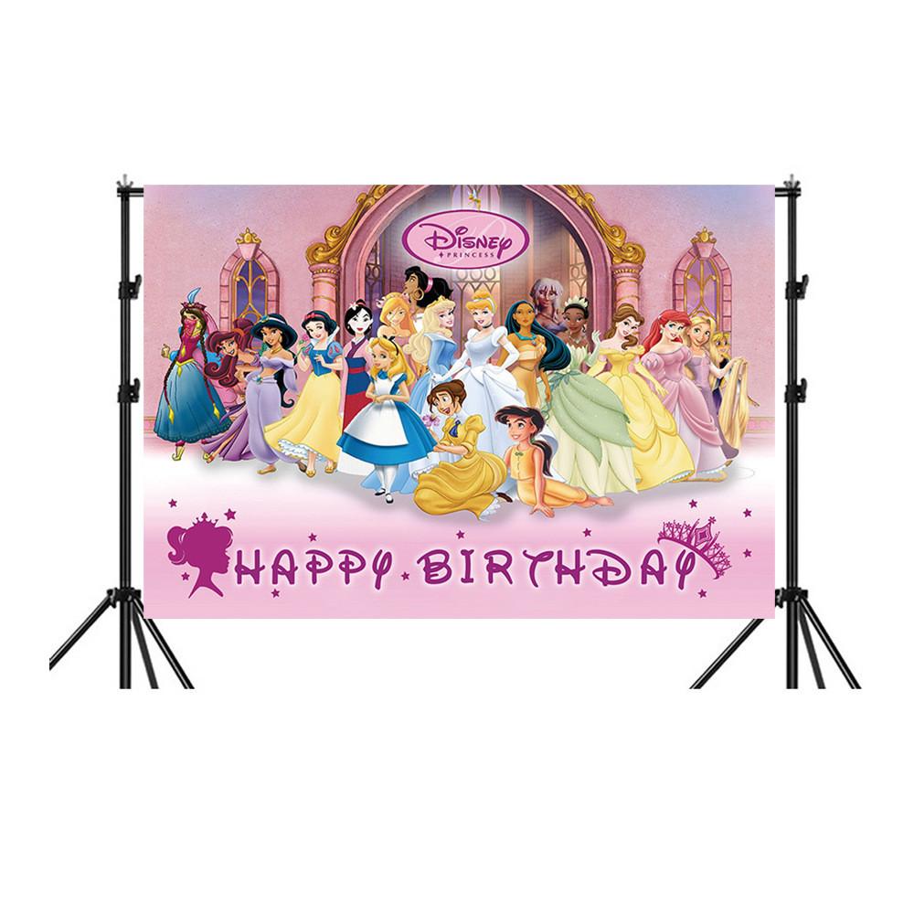 Frozen Background Decoration Banner For Festive Events With Cartoon Design For Party Decor