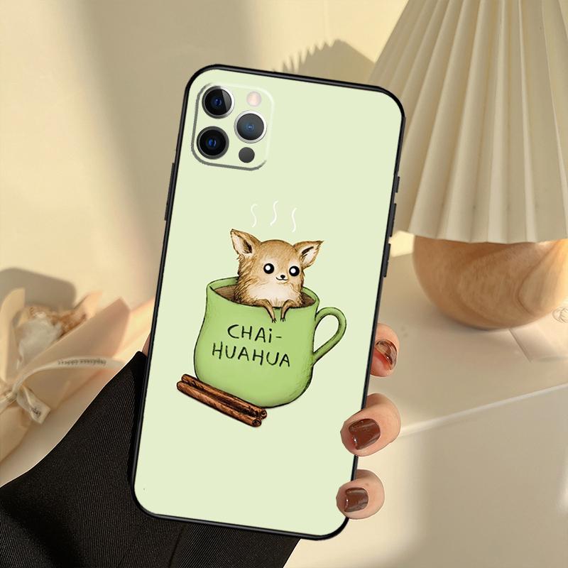 Chihuahua Dog Case For iPhone 11 12 13 14 15 16 Pro Max Cover For iPhone 13 12 Mini XR X XS Max Plus