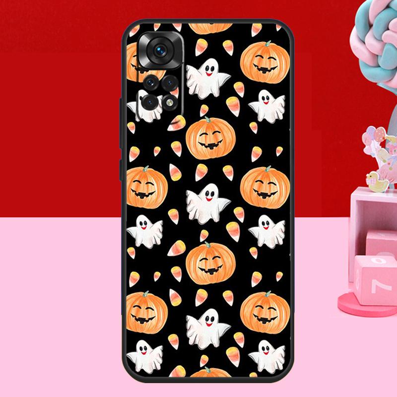 Halloween Pumpkins Case For Xiaomi Redmi Note 13 12 11 10 14 15 Pro Plus Redmi 15 C 14C 10C 12C 13C Soft Cover