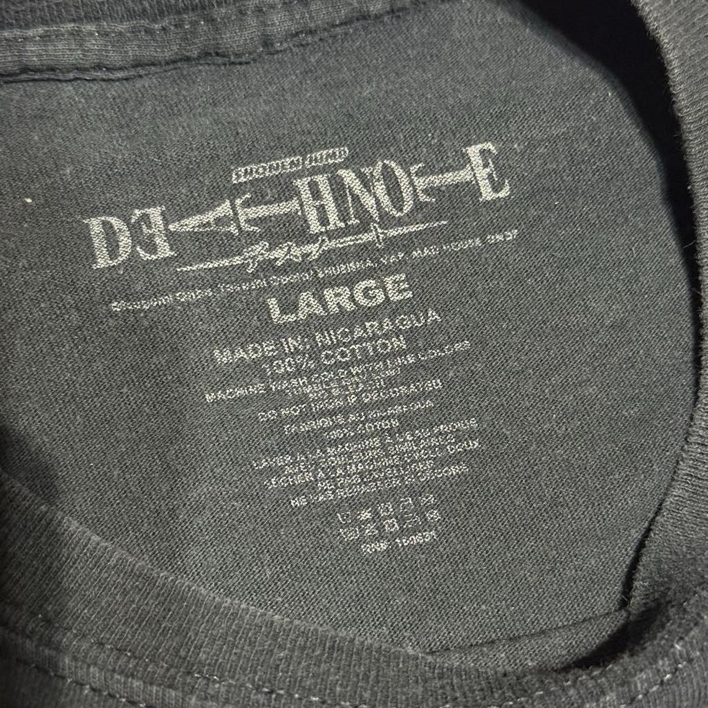 [USED] 00s DEATH NOTE T-shirt Misa Misa Death Note Anime L