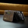 Luxury Leather Phone Case for IPhone 17 Pro Max Air16E 16 14 15 Plus 13 12 11 Pro Max Magnetic Detachable Card Stand Wallet