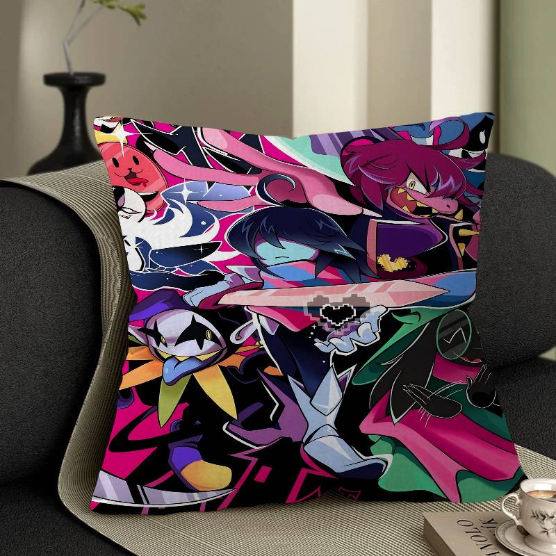 D-Deltarune Anime Pillow Cover For Bedroom Room And Living Room Sofa Decorative Cushion Cover