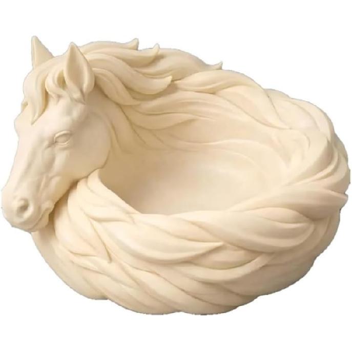 Vasso Portachiavi, Gioielli e Monete a Forma di Cavallo, Decorazione per la Casa Equestre, Organizer per l'Ingresso, Regalo per Amanti dei Cavalli per Donne e Appassionati di Cavalli
