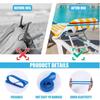 12 Pcs Silicone Beach Towel Clips, Stretchable for Beach Chair Colorful Towel Bands for Pool Swim Vacation Beach Accessories