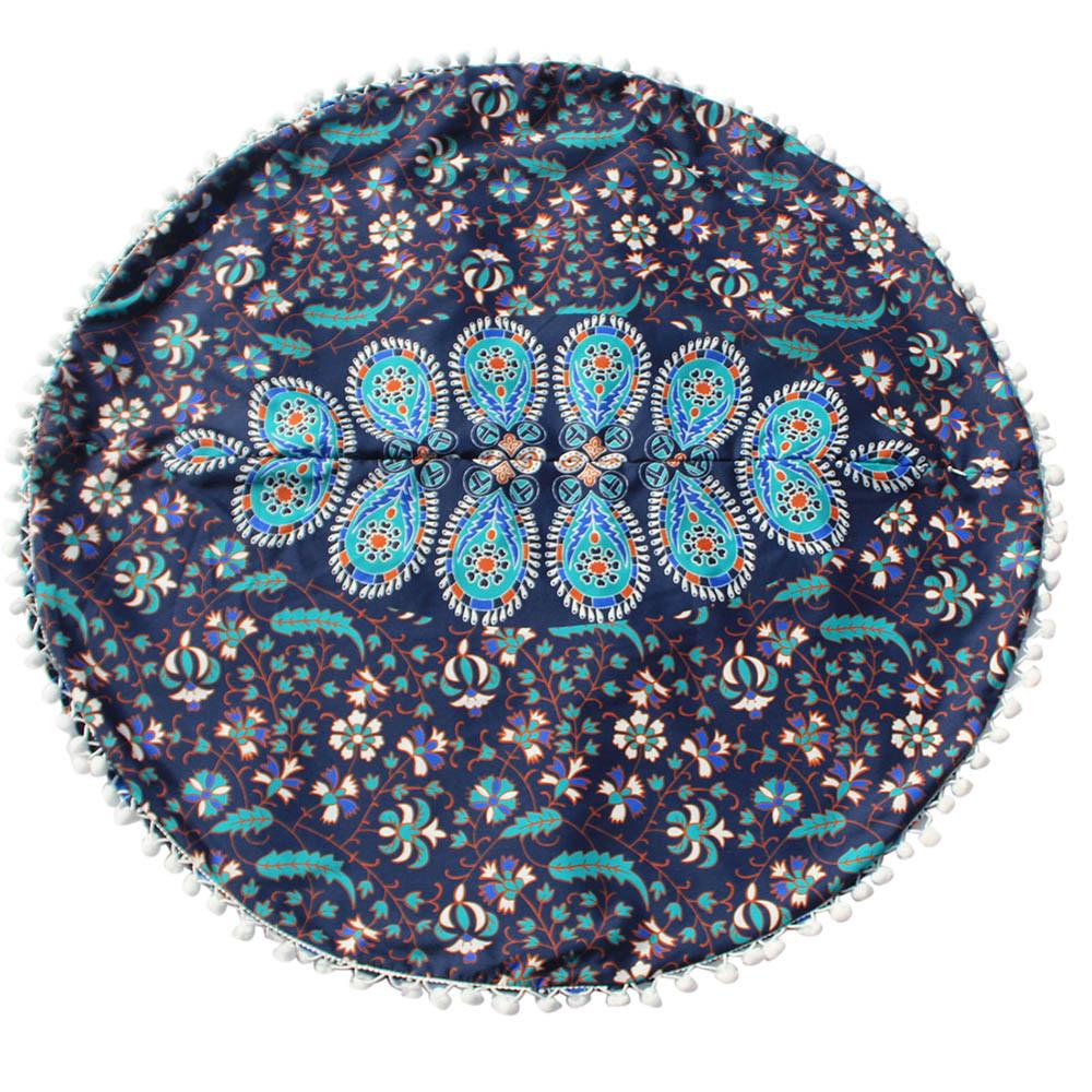 GDONLINE Indian Mandala Cotton Meditation Pillow Cover Bohemian Yoga Mat Floor C GDONLINE Indian Mandala Cotton Meditation Pillow Cover Bohemian Yoga Mat Floor C