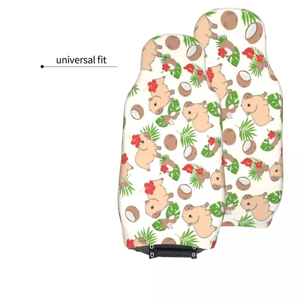 Capybara Coconut Dog Car Seat Cover Waterproof Suitable For All Kinds Models Animal Seat Cushion/Cover Fiber Car Accessories