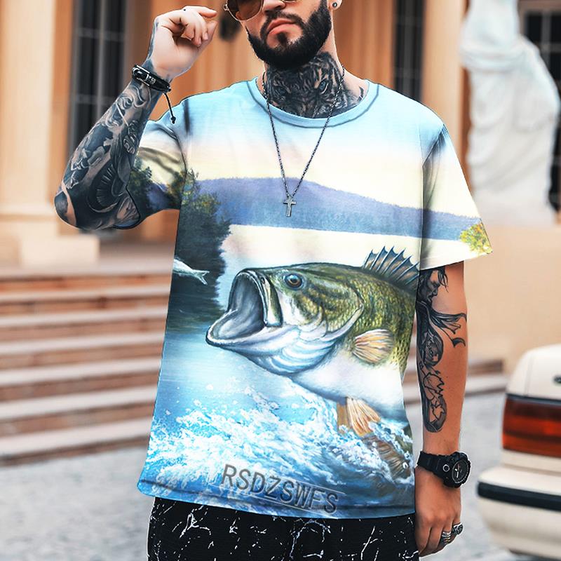 

Мужская куртка для рыбалки на открытом воздухе, напечатанная в 3D, незаменимая вещь для рыбалки, повседневная одежда для улицы, с коротким рукавом, очень большая 6XL