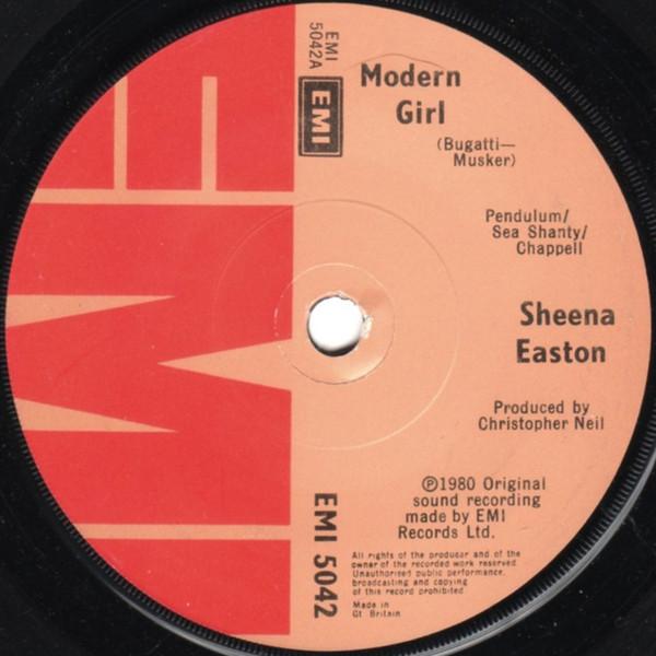 

7inch Record SHEENA EASTON Modern Girl EMI5042 EMI 1980 UK SoulFunk Used