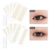 10 Sheets Eyelid Stickers Clear Ultra-Thin Eye Lid Strips With Tweezers Long-Lasting Lace Eyelid Stickers For Natural Big Eye