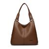 Large Capacity Solid Color Hasp Casual Tote Bags Hot Sale Simple Casual Versatile Bag Commuting Durable Women's Shoulder Bags