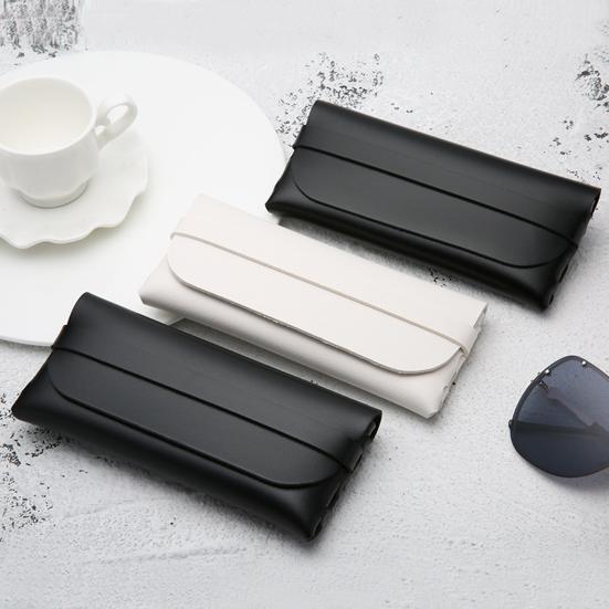 Glasses Case with Magnetic Flip Cover Quick Access System Shock-Proof Protection Adjustable Anti-Slip Compartments Sunglasses Eyewear Case