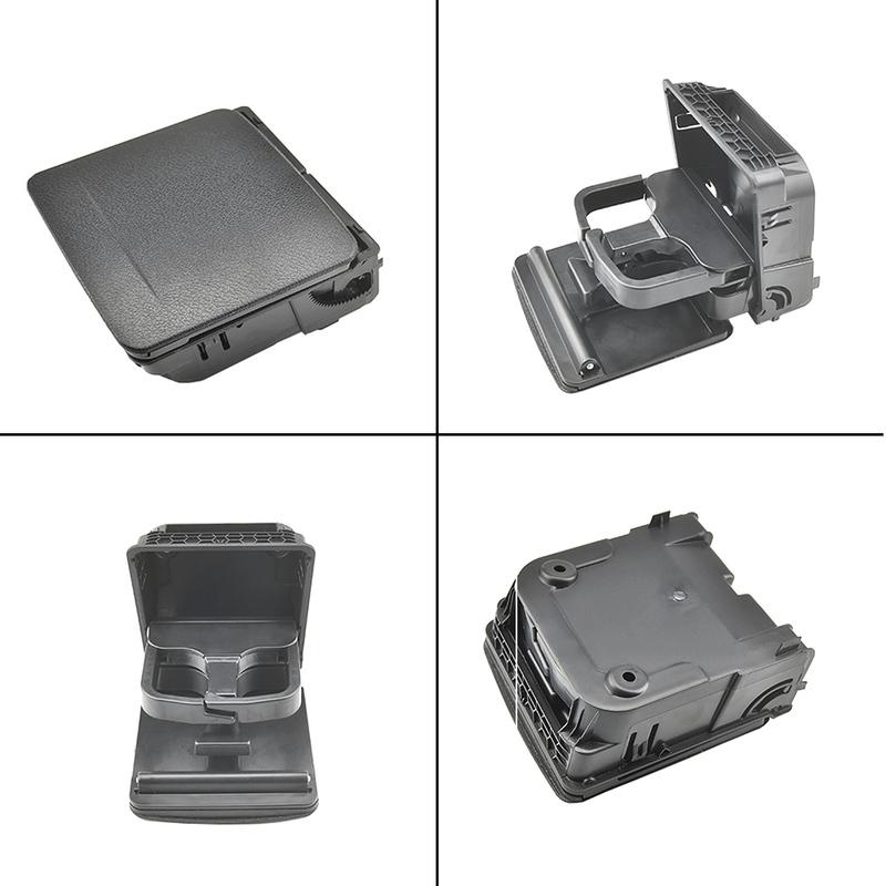 Getränkehalter Becherhalter Langlebiges ABS Becherhalterung Neu Auto Armlehne Hinten 1K0862532F Für VW GOLF MK5 MK6