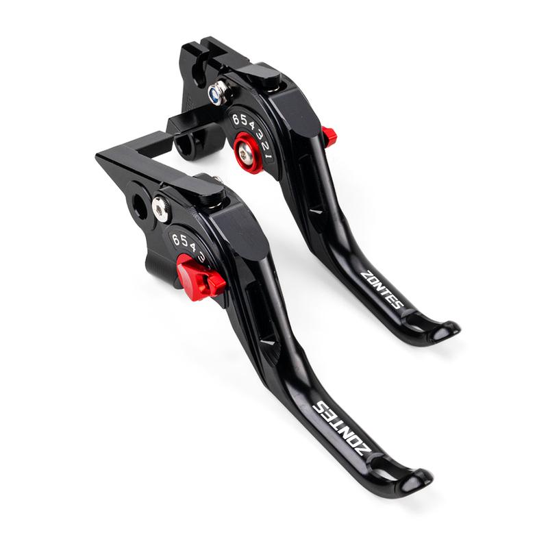 For ZONTES 703RR 703 RR 2024 2025 2026 Motorcycle Accessories Aluminum Adjustable 2 Finger Short Brake Clutch Levers