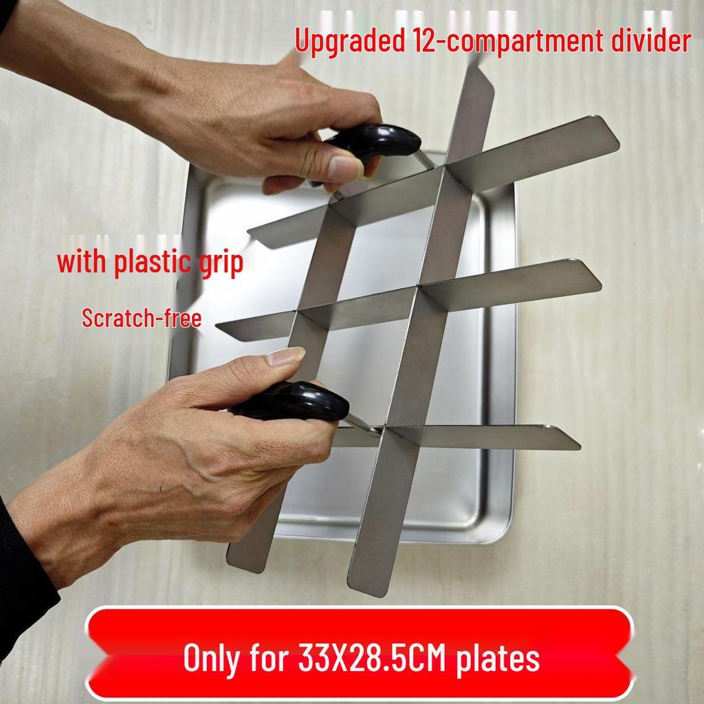 Adjustable Stainless Steel Tiramisu Cake Divider - Ideal for Commercial and Street Stall Use