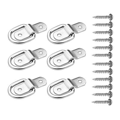3/8" Heavy Duty D-Ringe Zurrschrauben Ankerringe Zurrhaken Anhänger LKW ATV Boot Kajak Wandmontagehalterung
