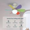 LED 30W/40W Ceiling Fan Light E27 with Remote Control for Dimming Suitable for Living Room Study Household Use 85-265V