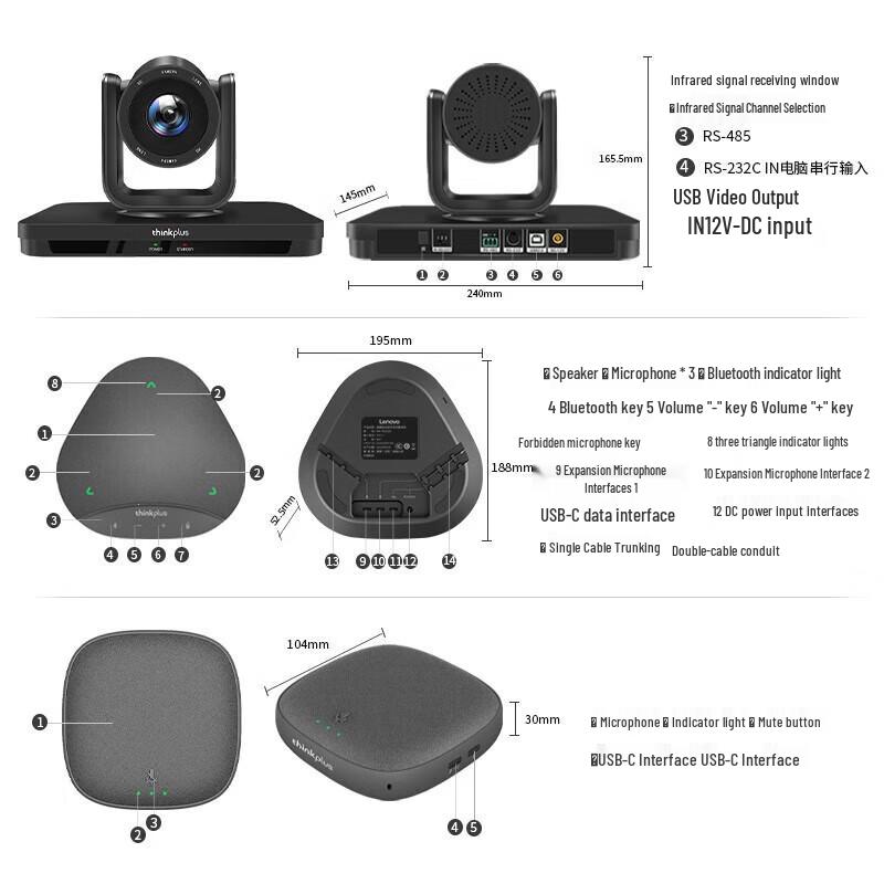 Lenovo Thinkplus Audio-Video Conference System (CN version)
