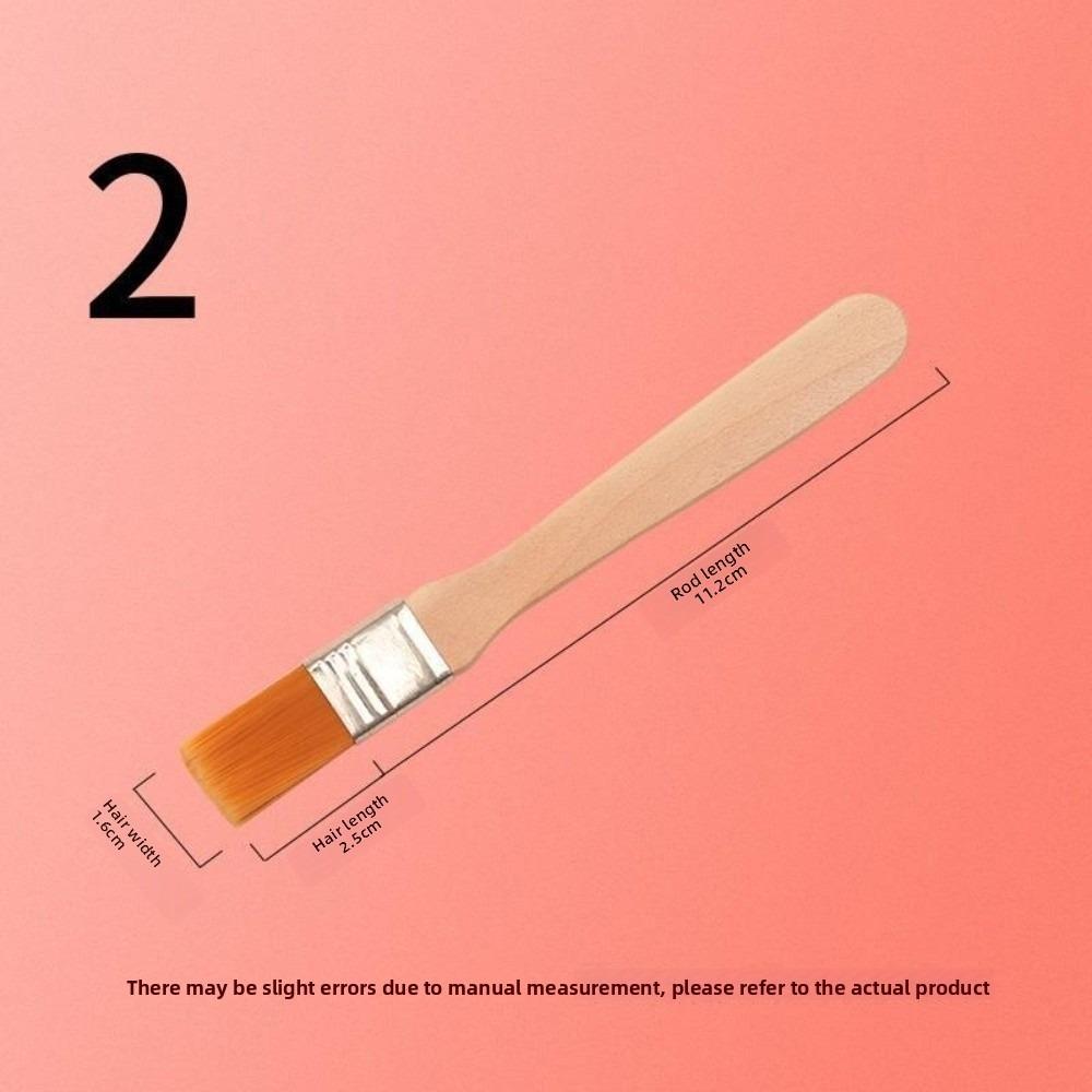 Wood Handles Hair Painting Brush Practical Nylon Clean Brush New BBQ Brush  Art Supplies