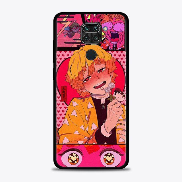 

Чехол для Xiaomi Redmi Note 11 9 8 10 Pro 9s 8t 7 10pro Max, чехол для Redmi 11 9 9c 9a 8 8a 7 7a Shell Demon Slayer Kimetsu Anime For Redmi Note 9 Pro
