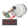   Tachometer for Car, 8000 RPM Gauge with White Illumination, for 1 to 8 Cylinder Gas Powered Engine Cars Trucks Motorcycles  