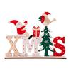 Natürliches Holz Weihnachtsalphabet Display Handgefertigte Feiertagsdekoration Für Wohnzimmer Schreibtisch Oder Regal Dekoration
