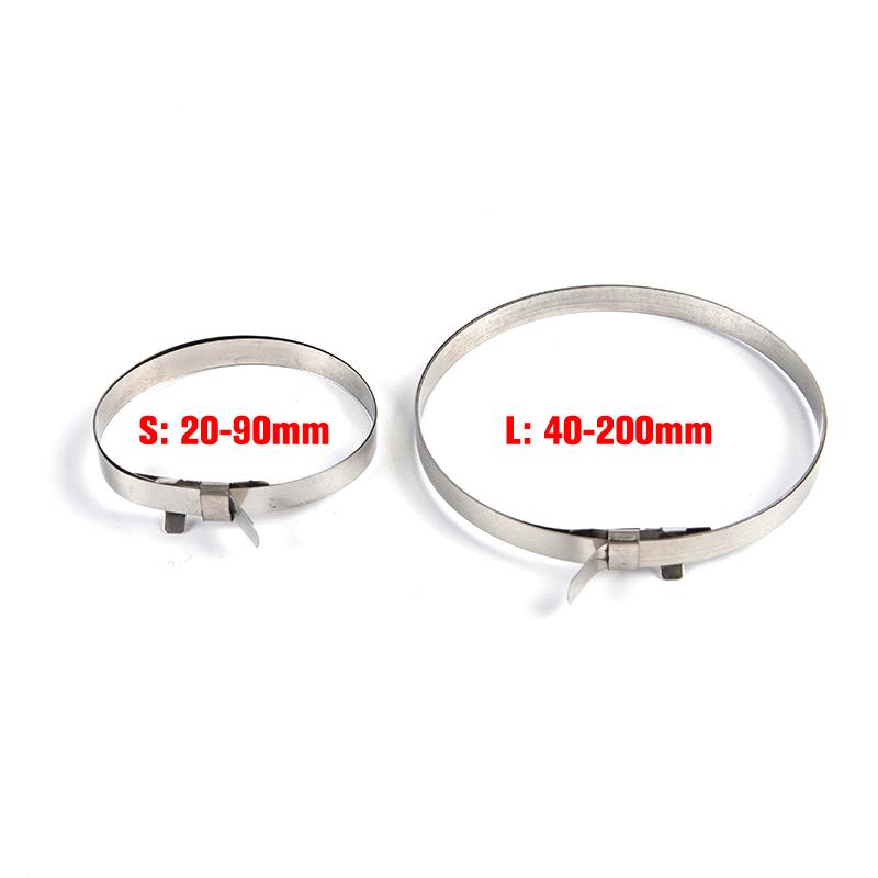 4 Pcs Axle Cv Joint Boot Clips Kit Stainless Steel Cable Tie Driveshaft Retain Clip Auto Crimp Banding Boot Clamp