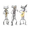 TOOARTS Metal Sculpture A Singing Cat Home Furnishing Articles Handicrafts