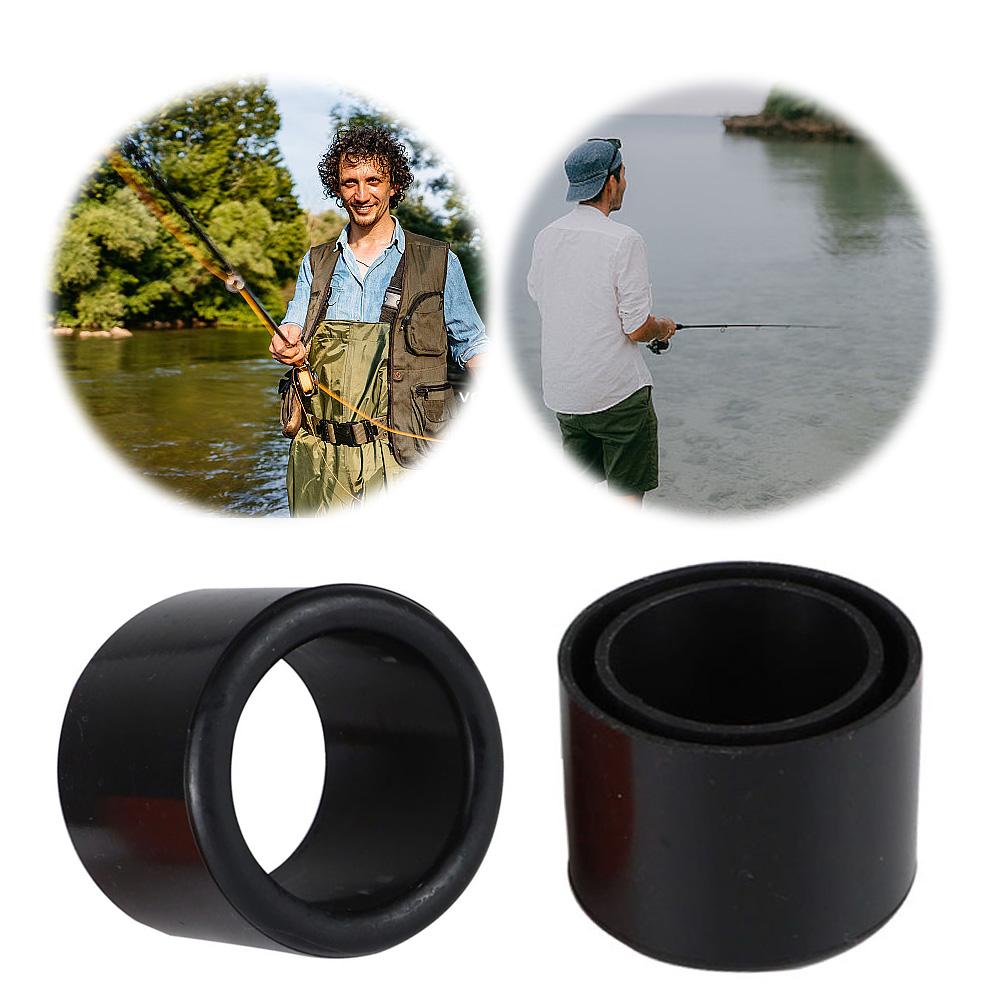 Fishing Rod Rubber Protective Cap Fishing Rod Holder Tube Rubber Insert Protector Protective Cover Fishing Accessories
