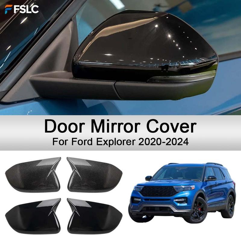 Carbon Fiber Door Mirror Cover For Ford Explorer -2024 Car Decoration Styling Upgrade Modify A Car