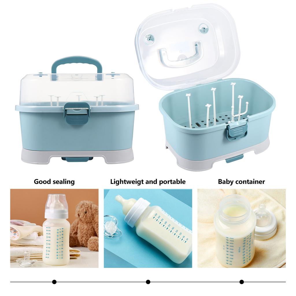 1Pcs Milk Bottle Case High Quality Bottle Storage Box Portable Organizer Container for Travel Supplies
