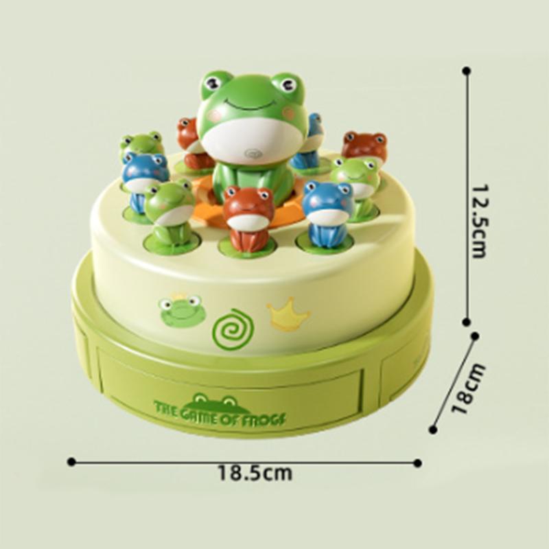 Веселая детская катапульта-вертушка, мультяшная сеть для ловли рыбы, прыгающая лягушка, концентрация, интерактивная развивающая головоломка, настольная игрушка