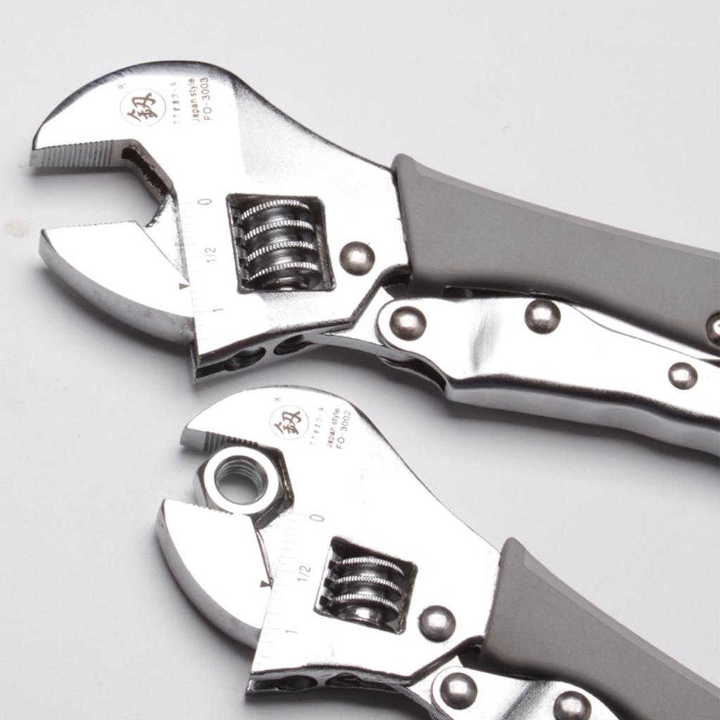 Klucz nastawny z szerokim rozwarciem, klucz francuski, klucz suwakowy z regulowanym kątem, 10 cali, domowe narzędzia do napraw samochodowych