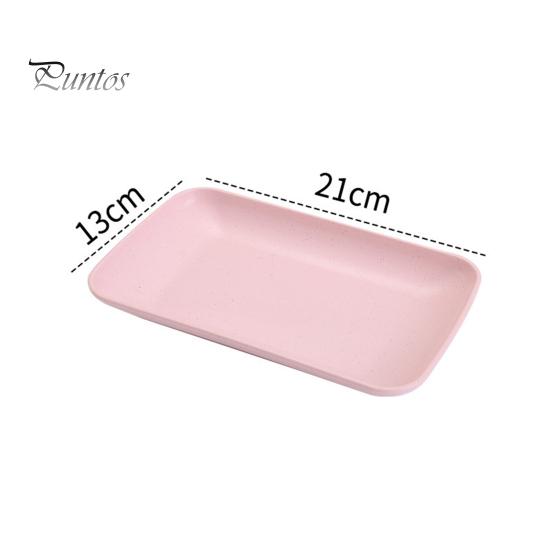Farfurie de servire de calitate alimentară din plastic stivuită Masă în stil nordic Farfurie de servire Tavă de desert Rechizite pentru casă