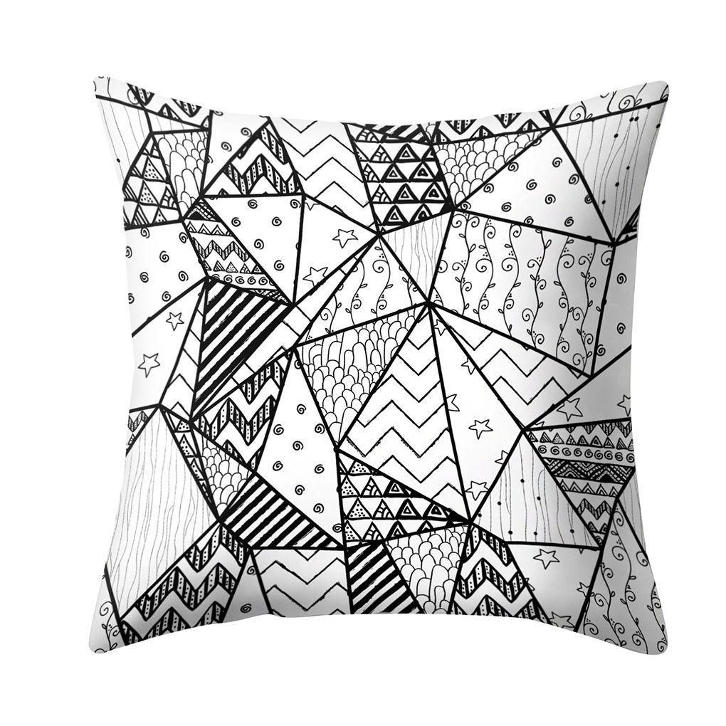 Ретро Домашний Декор Диван Геометрическая Авто Подушка Наволочка Чехол Наволочка